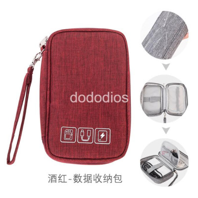 Túi phụ kiện công nghệ đựng pin sạc dự phòng, điện thoại, cáp sạc usb, tai nghe có quai cầm - Hàng chính hãng dododios