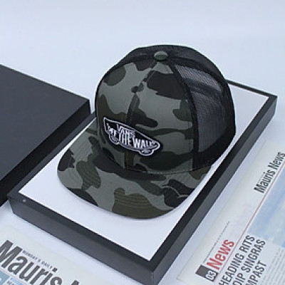 Mũ hiphop, nón snapback cho Vans vải kaki phối lưới thời trang đường phố siêu đẹp