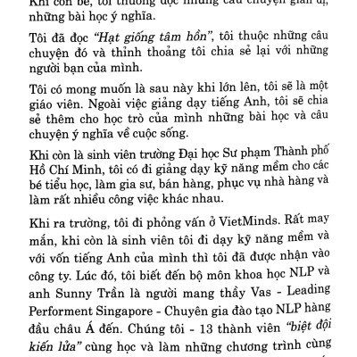 21 Ngày Thực Hành NLP - Thay Đổi Thói Quen, Xây Dựng Nền Tảng Để Thành Công(Tái Bản 2020)