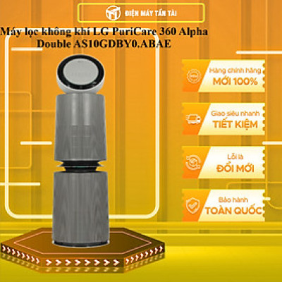 Máy lọc không khí LG PuriCare 360 Alpha Double AS10GDBY0.ABAE 72W - Hàng Chính Hãng