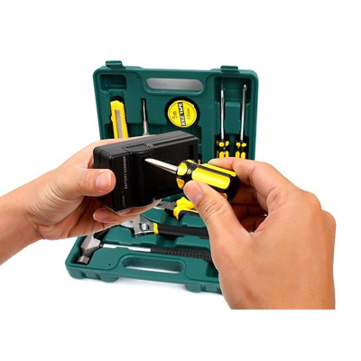 Bộ Dụng Cụ Sửa Chữa Gia Đình Đa Năng 16 Món Tiện Dụng, Bộ Đồ Nghề Đa Năng Xếp Gọn Có Hộp Đựng