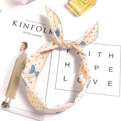 Băng đô cài tóc dạng dây cột dễ thương (giao ngẫu nhiên )