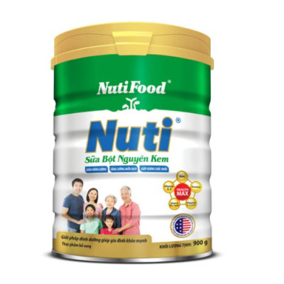COMBO 2 hộp sữa bột Nguyên kem nutifood loại 900g dinh dưỡng hàng ngày cho cả gia đình