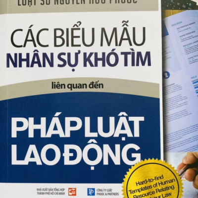 Các Biểu Mẫu Nhân Sự Khó Tìm Liên Quan Đến Pháp Luật Lao Động  - Luật sư Nguyễn Hữu Phước 460