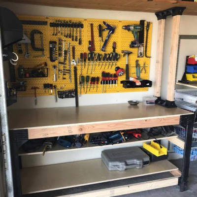 Bảng Treo Đồ Nghề Pegboard Cơ Khí SMLIFE D1 Yellow - Lưu Trữ Trưng Bày Dụng Cụ Sửa Chữa Thông Minh Dễ Tìm Kiếm