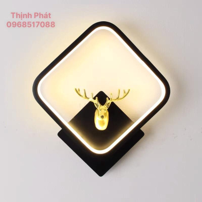 Đèn tường, đèn treo tường trang trí , Đèn led gắn tường sừng hươu