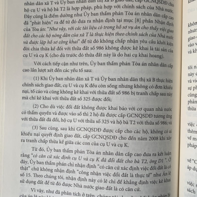 Án lệ Việt Nam - Phân tích và luận giải, tập 1 từ án lệ 01 đến án lệ 43 (tái bản lần thứ hai)