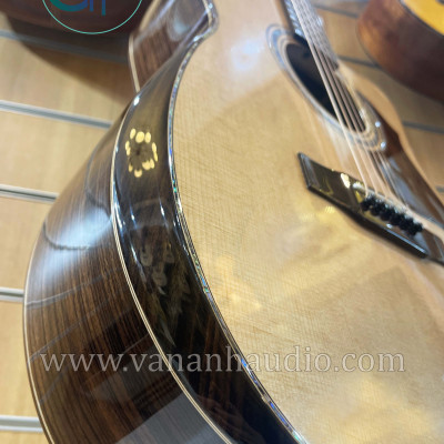 Đàn Guitar Acoustic Custom CL2022 của anh Lê Dũng Sĩ (Khảm trai chữ ký cần đàn)