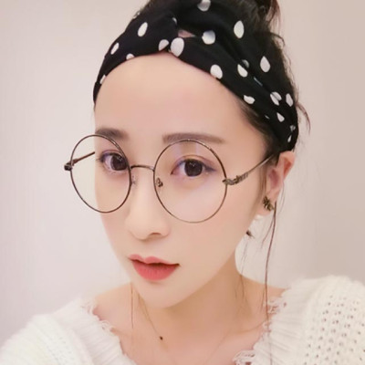 Băng đô vải turban hoạ tiết chấm bi dễ thương