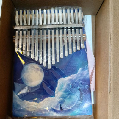 Đàn Kalimba 17 Phím - Đàn Kalimba Thumbs Piano Sử Dụng Ngón Tay | Tặng kèm búa chỉnh, khăn lau, dán nốt phím