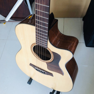 Đàn Guitar Acoustic DT350 full gỗ hồng đào âm thanh tốt sử dụng lâu dài