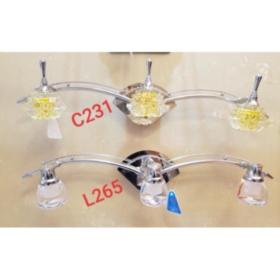 Đèn soi tranh 3 bóng, đèn rọi, đèn trang trí, đèn gắn tường, đèn decor DT