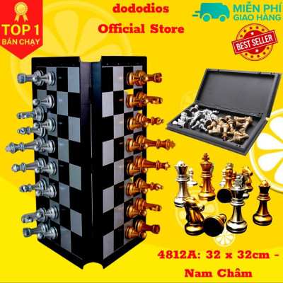 Cờ vua nam châm cao cấp - 32x32cm - Chính hãng dododios