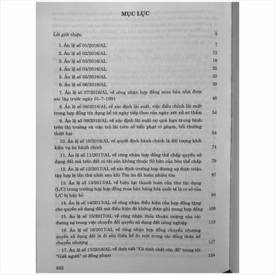 Sách Hệ Thống Án Lệ Việt Nam – Từ Án Lệ số 01 đến Án Lệ số 72 (V2481TP)
