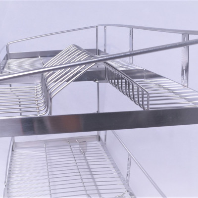 Kệ chén dĩa 2 tầng Inox SUS 304 Yamato (nhiều kích thước)