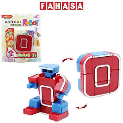 Đồ Chơi Lắp Ráp Biến Hình Robot Chữ Cái O - Cresta DK81241