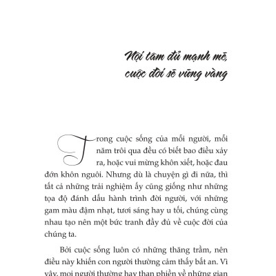 Sách - Thay Đổi Bản Thân, Làm Chủ Cuộc Đời - Chỉ Cần Bạn Kiên Cường Cả Thế Giới Sẽ Nhường Đường Cho Bạn