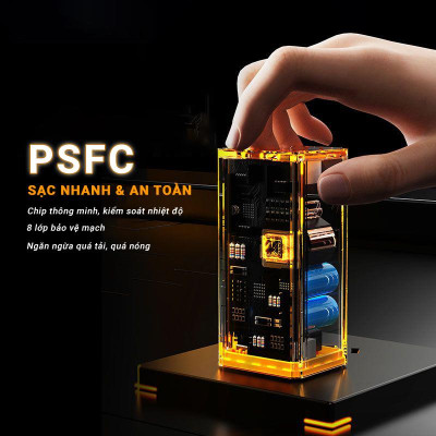 Sạc Nhanh Mecha GaNUltra 70W - Pisen Pro CC1200