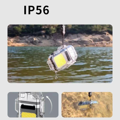 Đèn Led Mini Siêu Sáng 4in1 Plasma đa chức năng có pin sạc USB C tạo nhiệt Plasma chống gió chống nước - Hàng Chính Hãng