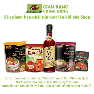 Xốt Gia Vị Hoàn Chỉnh BARONA - Kho Gừng 80g
