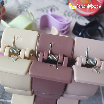 Kẹp tóc càng cua BanaMoon 5 răng nhám màu đen siêu bền PK22-3-001-1