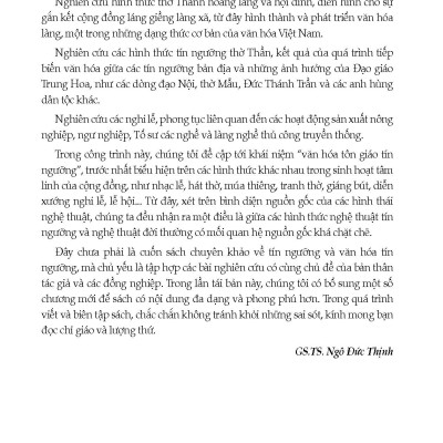 Tín Ngưỡng Của Các Dân Tộc Việt Nam