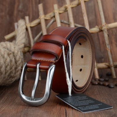 Thắt Lưng Da Bò Chính hãng COWATHER XF011 Nâu Vàng