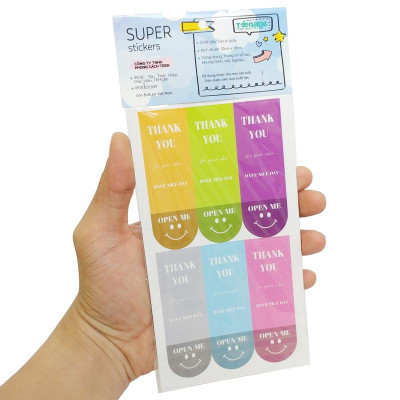 Sticker Cảm Ơn - Teenage CTE-045 (10 Tờ)