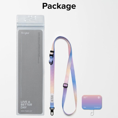 Dây đeo cho điện thoại RINGKE Holder Link & Snap Hook Lanyard Strap - Hàng Chính Hãng