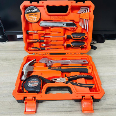 Bộ Dụng Cụ Sửa Chữa Đa Năng 18 Món – Có Búa, Kìm, Tua Vít, Thước, Dao, Mỏ Lết, Lục Giác, Băng Keo