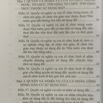 Sách - Luật Đất đai (Hiện hành)  (Được Quốc hội thông qua ngày 18-01-2024, có hiệu lực từ ngày 01-01-2025)