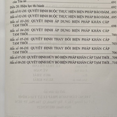 Hệ thống các nghị quyết của Hội đồng Thẩm phán Tòa án nhân dân tối cao về dân sự và tố tụng dân sự từ 1990-2023