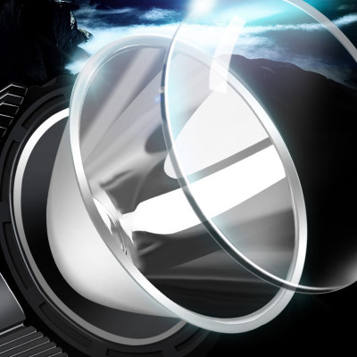 Đèn Pin Sạc USB 4 Chế Độ Sáng Có Đèn Báo Dung Lượng Pin - Hàng Chính Hãng