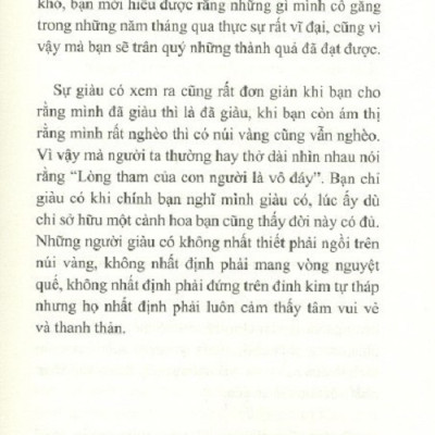Dưỡng Tâm Giàu Có - Dưỡng Thân Nghèo Khó