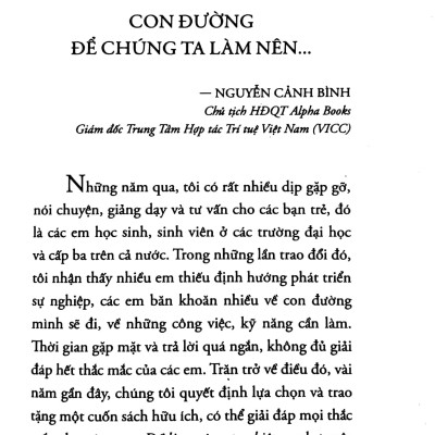 Để Làm Nên Sự Nghiệp (Tái Bản 2023)