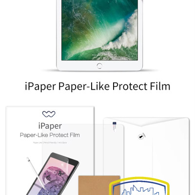 Dán màn hình Paperlike cho iPad Gen 10 2022 10.9 inch hiệu WIWU nhám chống xước, chống bám vân tay, cảm giác viết vẽ như trên giấy cao cấp - Hàng chính hãng