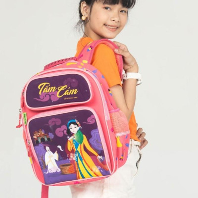 Ba Lô C1 Fairy Tale - Tấm Cám B-12-095 - Màu Hồng