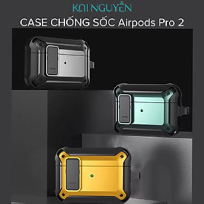 Ốp Case KAI Bumblebee Lock Switch Dành Cho Airpods Pro 2, Có Khóa, Kèm Móc Treo - Hàng Chính Hãng