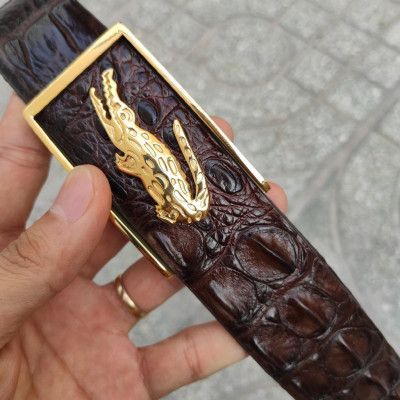 Thắt Lưng Cá Sấu Liền 4cm 