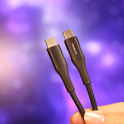 Cáp Sạc Nhanh Thông Minh Tự Ngắt Pisen Pro - Fox Intelligent PowerOff USB-C PD 100W 1.2m