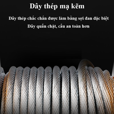 Bộ Tời Điện Kèm Rùa ABG PA1000 (250/500Kg) 12 Mét Giúp Máy Tời Treo Nâng Hạ Vật Nặng Dễ Dàng Trong Nhà Xưởng Công Nghiệp Và Đời Sống, Nâng Kéo Linh Hoạt, Hiệu Quả Cao – Hàng Chính Hãng