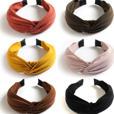 Bờm cài tóc bản to 1 mầu sang trọng mẫu mới thanh lịch - BN96.9 Đen