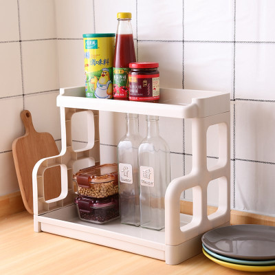Kệ Đựng Gia Vị Nhà Bếp 2 Tầng Hàng Việt Nhật - Chính Hãng ( Giao màu ngẫu nhiên)