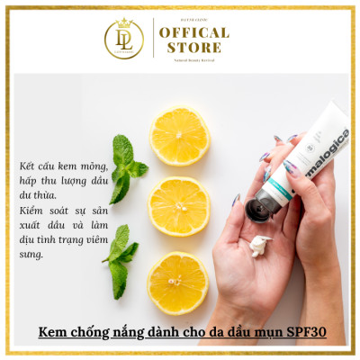 [HCM]  Kem chống nắng quang phổ rộng dành cho da dầu mụn Oil Free Matte  SFP30