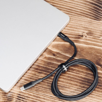 Cáp Sạc Nhanh Thông Minh Tự Ngắt Pisen Pro - Fox Intelligent PowerOff USB-C PD 100W 1.2m