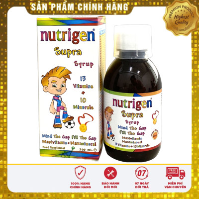 [MUA 1 TẶNG 2] KHI MUA Nutrigen Supra Syrup - Siro Bổ Sung Dinh Dưỡng Và Vi Chất cho trẻ em