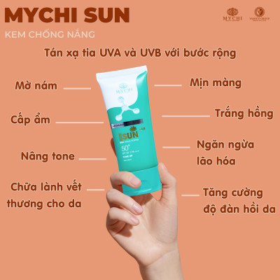 kem mychi face + kem chống nắng Mychi sun