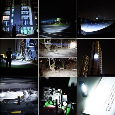 Đèn pin cầm tay  với 3 chế độ siêu sáng  kèm hộp đựng sang trọng , có zoom ,dây cắm sạc  ,chống sốc , chống nước nhỏ gọn tiện lợi