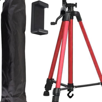 Chân giá đỡ máy chụp ảnh/ quay phim Tripod 3366 + Giá đỡ điện thoại - Hàng chính hãng