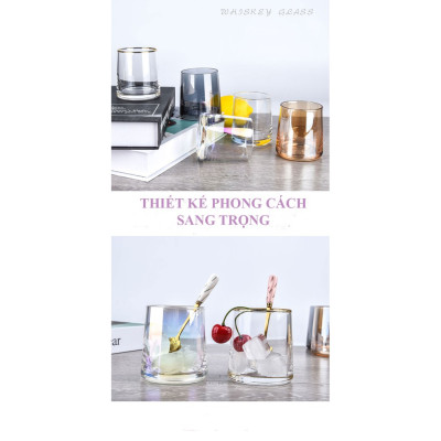 Ly Thủy Tinh Hình Tròn Sang Trọng